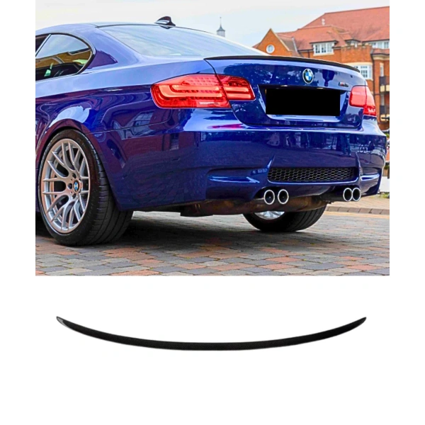 BMW E92 M3-Look takaspoileri kiiltävän musta
