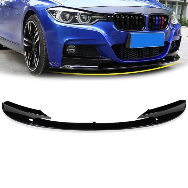 BMW F30 F31 11-18 M-Performance etuspoileri M-Sport etupuskuriin kiiltävän musta