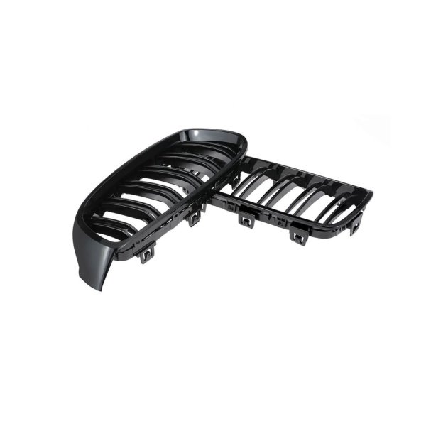BMW F32, F33, F36, F80, F82 M4-Look kiiltävän mustat munuaiset - Image 5